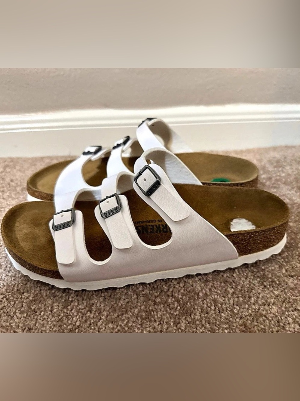Birkenstock Florida White Sandals EU 39